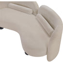  Manufacturer Color_Beige -- Meridian Daphne Stationary Fabric Loveseat IMAGE 18