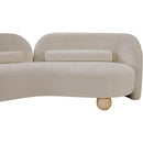  Manufacturer Color_Beige -- Meridian Daphne Stationary Fabric Loveseat IMAGE 19