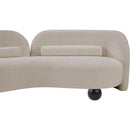  Manufacturer Color_Beige -- Meridian Daphne Stationary Fabric Loveseat IMAGE 20