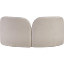  Manufacturer Color_Beige -- Meridian Daphne Stationary Fabric Loveseat IMAGE 7