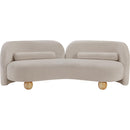  Manufacturer Color_Beige -- Meridian Daphne Stationary Fabric Sofa IMAGE 5
