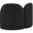  Manufacturer Color_Black -- Daphne Black Chenille Fabric Upholstered Chair IMAGE 8