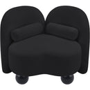  Manufacturer Color_Black -- Daphne Black Chenille Fabric Upholstered Chair IMAGE 9