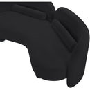  Manufacturer Color_Black -- Daphne 64" Black Chenille Fabric Upholstered Loveseat IMAGE 18