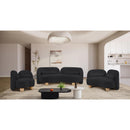  Manufacturer Color_Black -- Daphne 89" Black Chenille Fabric Upholstered Sofa IMAGE 15