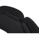 Meridian Daphne Black Chenille Fabric Sofa IMAGE 17