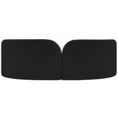 Meridian Daphne Black Chenille Fabric Sofa IMAGE 7