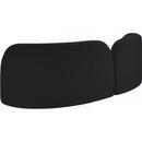  Manufacturer Color_Black -- Daphne 89" Black Chenille Fabric Upholstered Sofa IMAGE 8