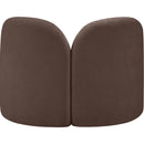  Manufacturer Color_Brown -- Daphne Brown Chenille Fabric Upholstered Chair IMAGE 10