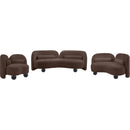 Meridian Daphne Brown Chenille Fabric Chair IMAGE 18