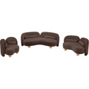 Meridian Daphne Brown Chenille Fabric Chair IMAGE 19