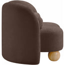  Manufacturer Color_Brown -- Daphne Brown Chenille Fabric Upholstered Chair IMAGE 7