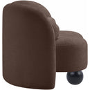  Manufacturer Color_Brown -- Daphne Brown Chenille Fabric Upholstered Chair IMAGE 8