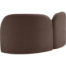  Manufacturer Color_Brown -- Daphne 64" Brown Chenille Fabric Upholstered Loveseat IMAGE 14