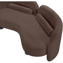  Manufacturer Color_Brown -- Daphne 64" Brown Chenille Fabric Upholstered Loveseat IMAGE 18
