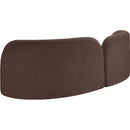  Manufacturer Color_Brown -- Daphne 89" Brown Chenille Fabric Upholstered Sofa IMAGE 14