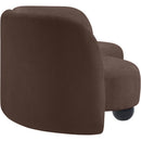  Manufacturer Color_Brown -- Daphne 89" Brown Chenille Fabric Upholstered Sofa IMAGE 8