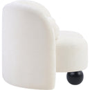  Manufacturer Color_Cream -- Daphne Cream Chenille Fabric Upholstered Chair IMAGE 6