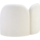  Manufacturer Color_Cream -- Daphne Cream Chenille Fabric Upholstered Chair IMAGE 8