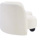  Manufacturer Color_Cream -- Daphne 89" Cream Chenille Fabric Upholstered Sofa IMAGE 6