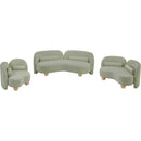  Manufacturer Color_Mint -- Daphne Mint Chenille Fabric Upholstered Chair IMAGE 19