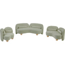Meridian Daphne Mint Chenille Fabric Chair IMAGE 19