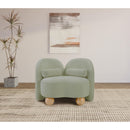  Manufacturer Color_Mint -- Daphne Mint Chenille Fabric Upholstered Chair IMAGE 3
