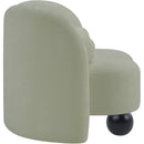  Manufacturer Color_Mint -- Daphne Mint Chenille Fabric Upholstered Chair IMAGE 6