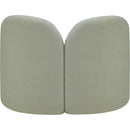  Manufacturer Color_Mint -- Daphne Mint Chenille Fabric Upholstered Chair IMAGE 7