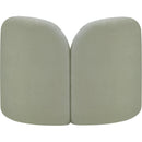 Meridian Daphne Mint Chenille Fabric Chair IMAGE 7