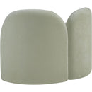  Manufacturer Color_Mint -- Daphne Mint Chenille Fabric Upholstered Chair IMAGE 8