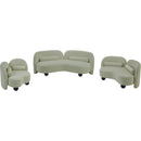 Meridian Daphne Mint Chenille Fabric Loveseat IMAGE 13
