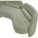  Manufacturer Color_Mint -- Daphne 64" Mint Chenille Fabric Upholstered Loveseat IMAGE 17