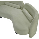  Manufacturer Color_Mint -- Daphne 64" Mint Chenille Fabric Upholstered Loveseat IMAGE 18