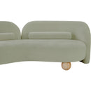  Manufacturer Color_Mint -- Daphne 64" Mint Chenille Fabric Upholstered Loveseat IMAGE 19