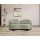  Manufacturer Color_Mint -- Daphne 64" Mint Chenille Fabric Upholstered Loveseat IMAGE 4