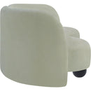 Meridian Daphne Mint Chenille Fabric Sofa IMAGE 6