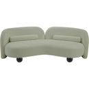 Manufacturer Color_Mint -- Daphne 89" Mint Chenille Fabric Upholstered Sofa IMAGE 9