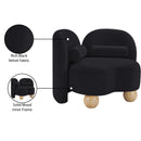  Manufacturer Color_Black -- Meridian Daphne Stationary Fabric Chair IMAGE 18