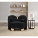  Manufacturer Color_Black -- Meridian Daphne Stationary Fabric Chair IMAGE 3