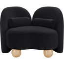  Manufacturer Color_Black -- Meridian Daphne Stationary Fabric Chair IMAGE 5