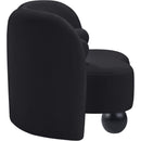  Manufacturer Color_Black -- Meridian Daphne Stationary Fabric Chair IMAGE 6