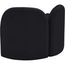  Manufacturer Color_Black -- Meridian Daphne Stationary Fabric Chair IMAGE 8