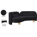  Manufacturer Color_Black -- Meridian Daphne Stationary Fabric Sofa IMAGE 18