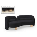  Manufacturer Color_Black -- Meridian Daphne Stationary Fabric Sofa IMAGE 1