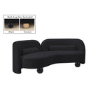  Manufacturer Color_Black -- Meridian Daphne Stationary Fabric Sofa IMAGE 2