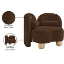  Manufacturer Color_Brown -- Daphne Brown Velvet Upholstered Chair IMAGE 18