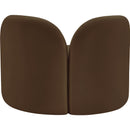  Manufacturer Color_Brown -- Daphne Brown Velvet Upholstered Chair IMAGE 7