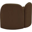  Manufacturer Color_Brown -- Daphne Brown Velvet Upholstered Chair IMAGE 8
