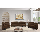  Manufacturer Color_Brown -- Daphne 89" Brown Velvet Upholstered Sofa IMAGE 16